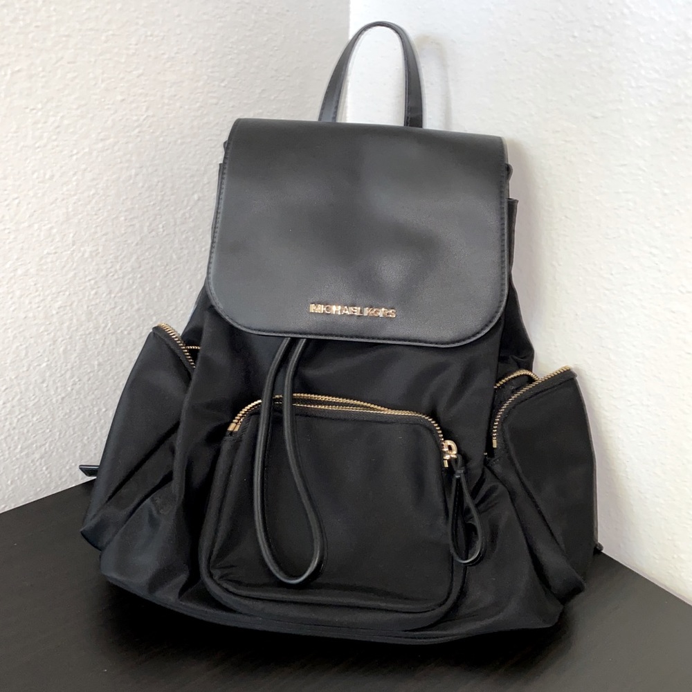 Michael Kors Black Abbey Backpack